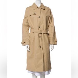 A.P.C. Women's Beige Trench Coat with Belt